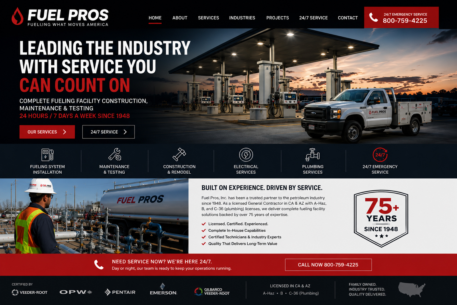 Fuel Pros Re-Design